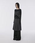 FLAREUP - Bustier Layered Long Sleeve / Black