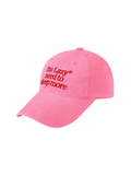 LAZY - Sleep More Washing Ball Cap Pink (DISPATCH IN 48HRS)