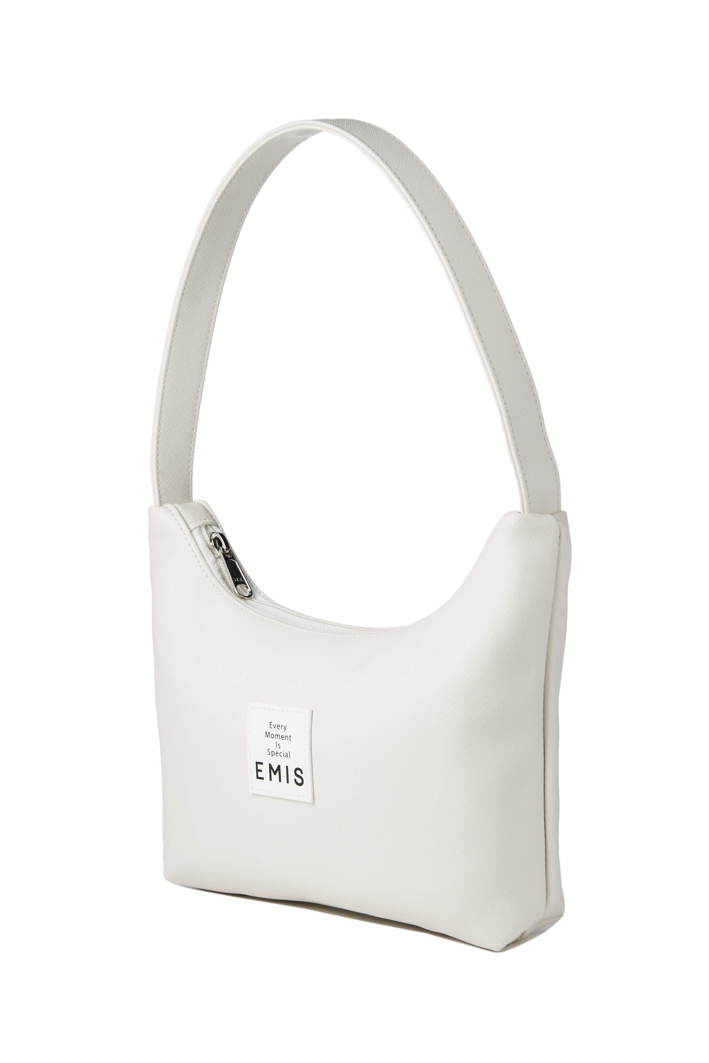 EMIS - LEATHER HOBO BAG WHITE