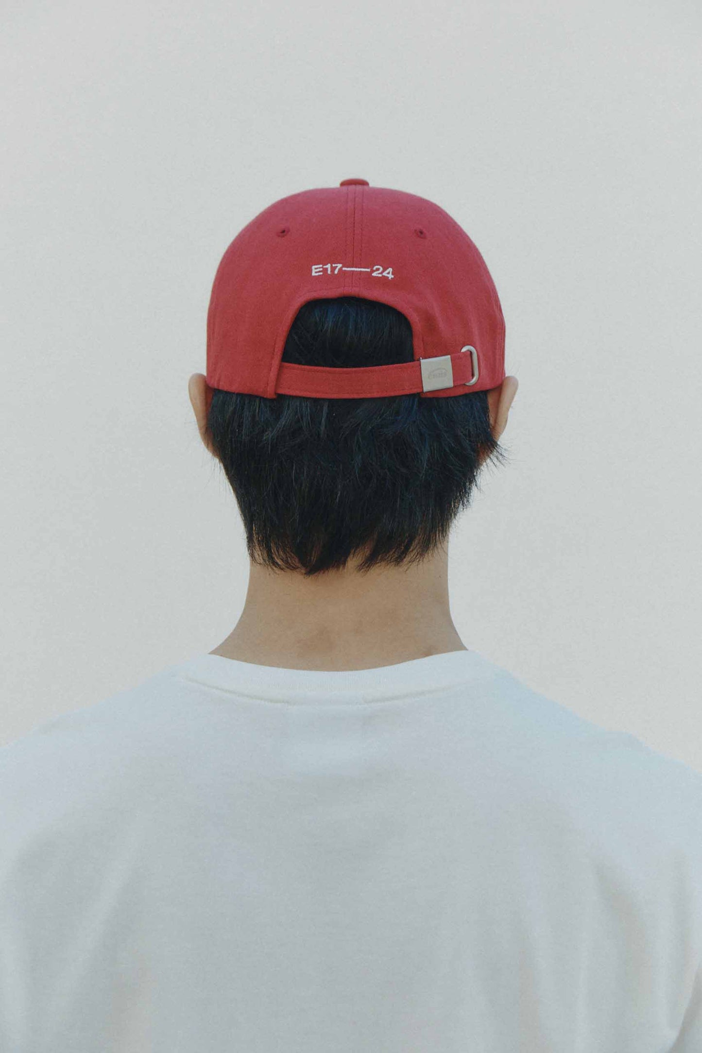 EMIS - APPLIQUE BALL CAP-RED Jisoo's pick (DISPATCH IN 48HRS)