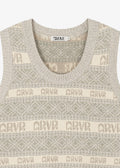 GROVE -  VINTER KNIT VEST [2COLOR]