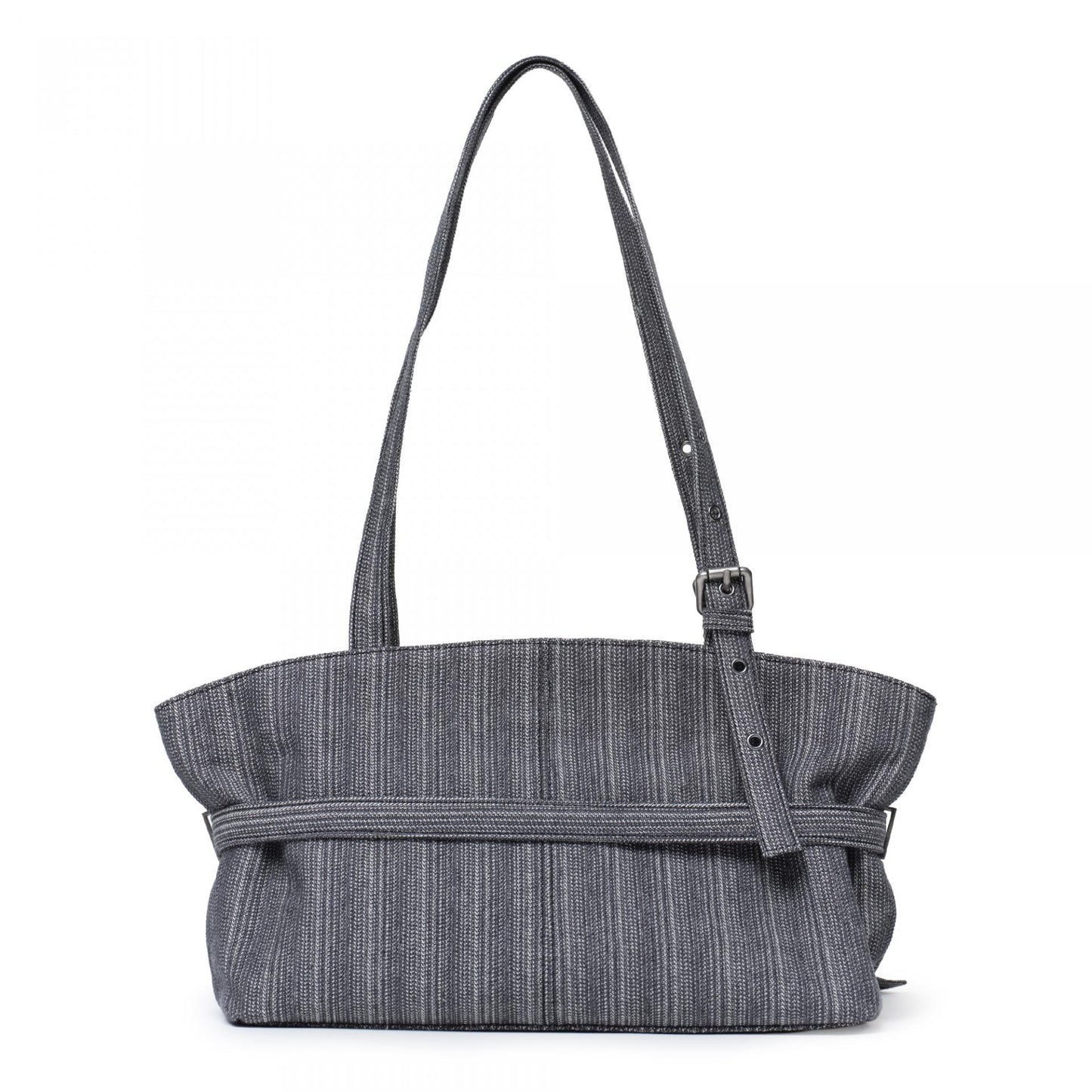 SAMO ONDOH - le belt bag M stripe gray