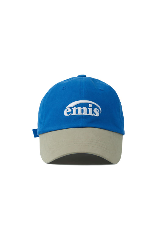 EMIS - NEW LOGO MIX BALL CAP BEIGE BLUE