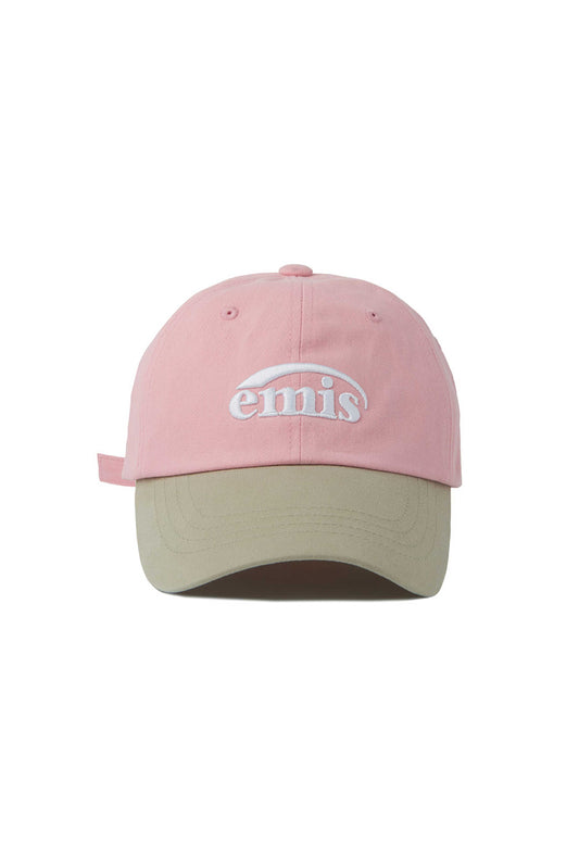 EMIS - NEW LOGO MIX BALL CAP BEIGE PINK