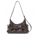 SAMO ONDOH - belt mondo bag M veg cocoa