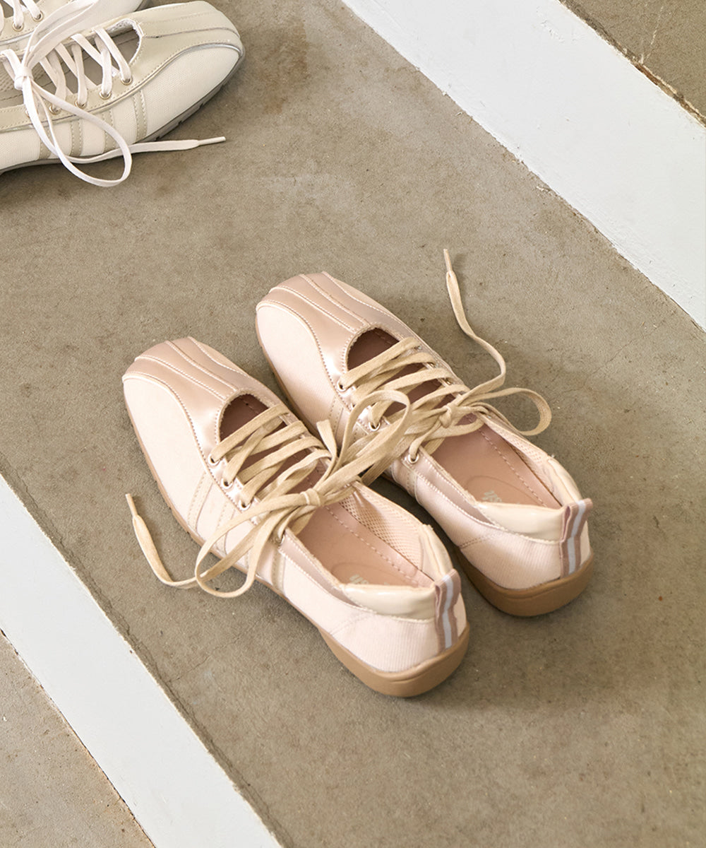 ROCKFISH WEATHERWEAR 25FW / BLISS LACEUP SNEAKERS - PINK