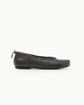 Paes - Leather String Flat / Vintage Black