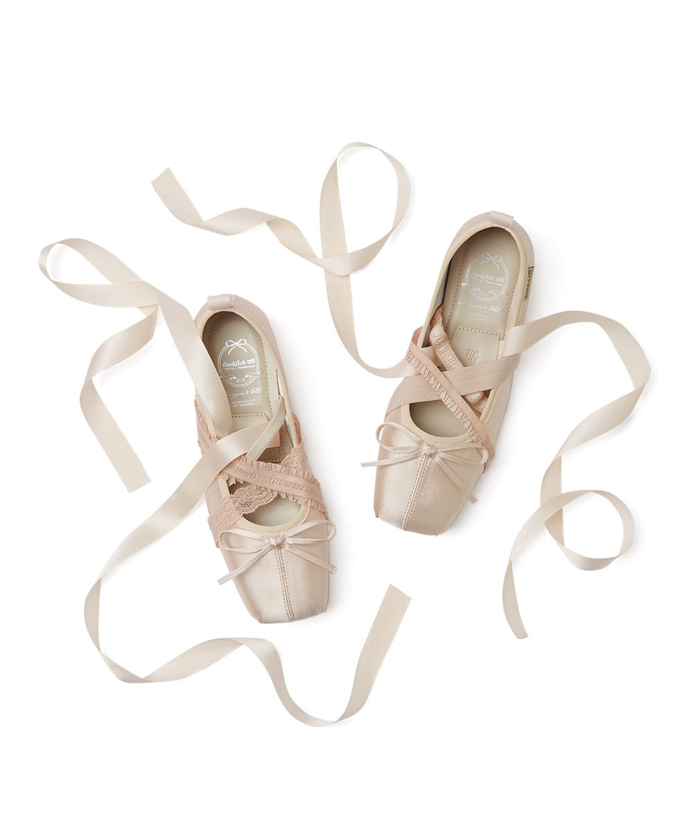 ROCKFISH WEATHERWEAR - BANDING BALLET FLATS / PINK
