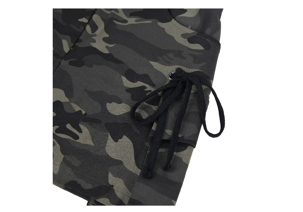 AEAE -  CARGO RIBBON MINI SKIRTS - [CAMO]