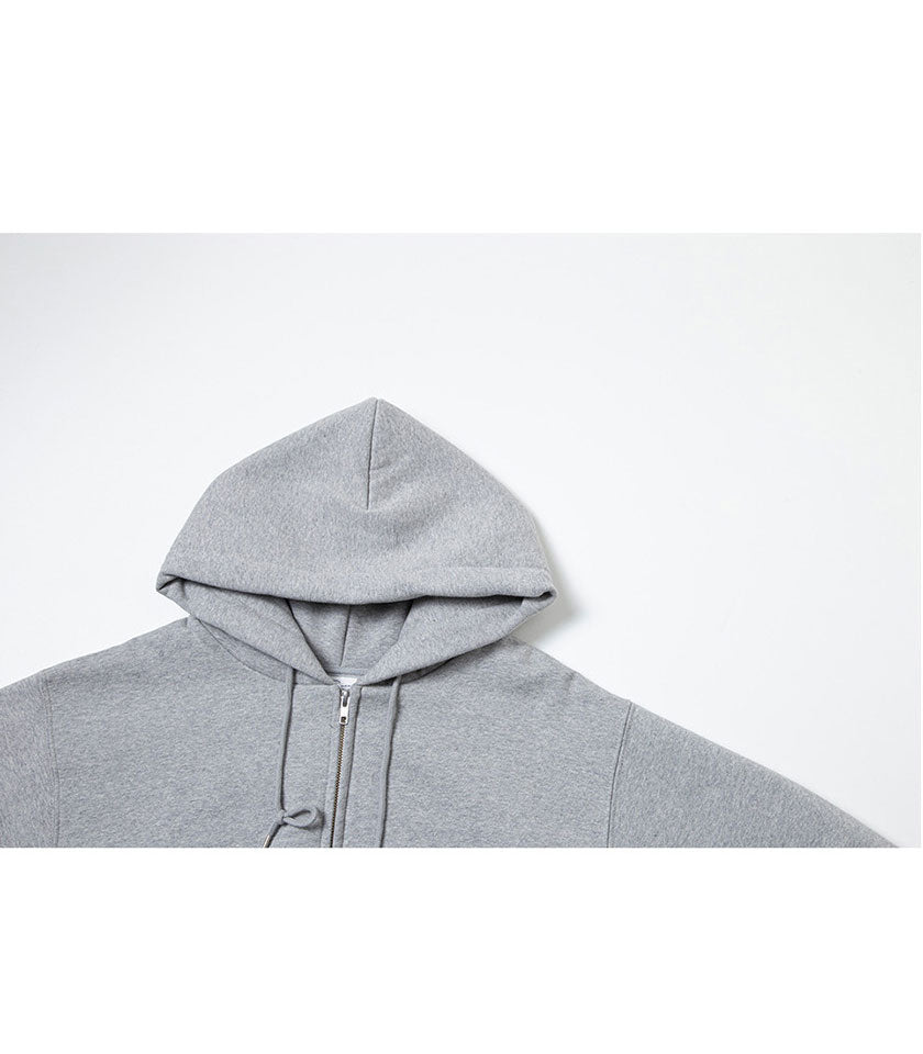 CHANCE CHANCE -  CEC ZIP-UP HOODIE GRAY