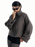 MELANCHOLY - Marlowe Wool Coat / Gray