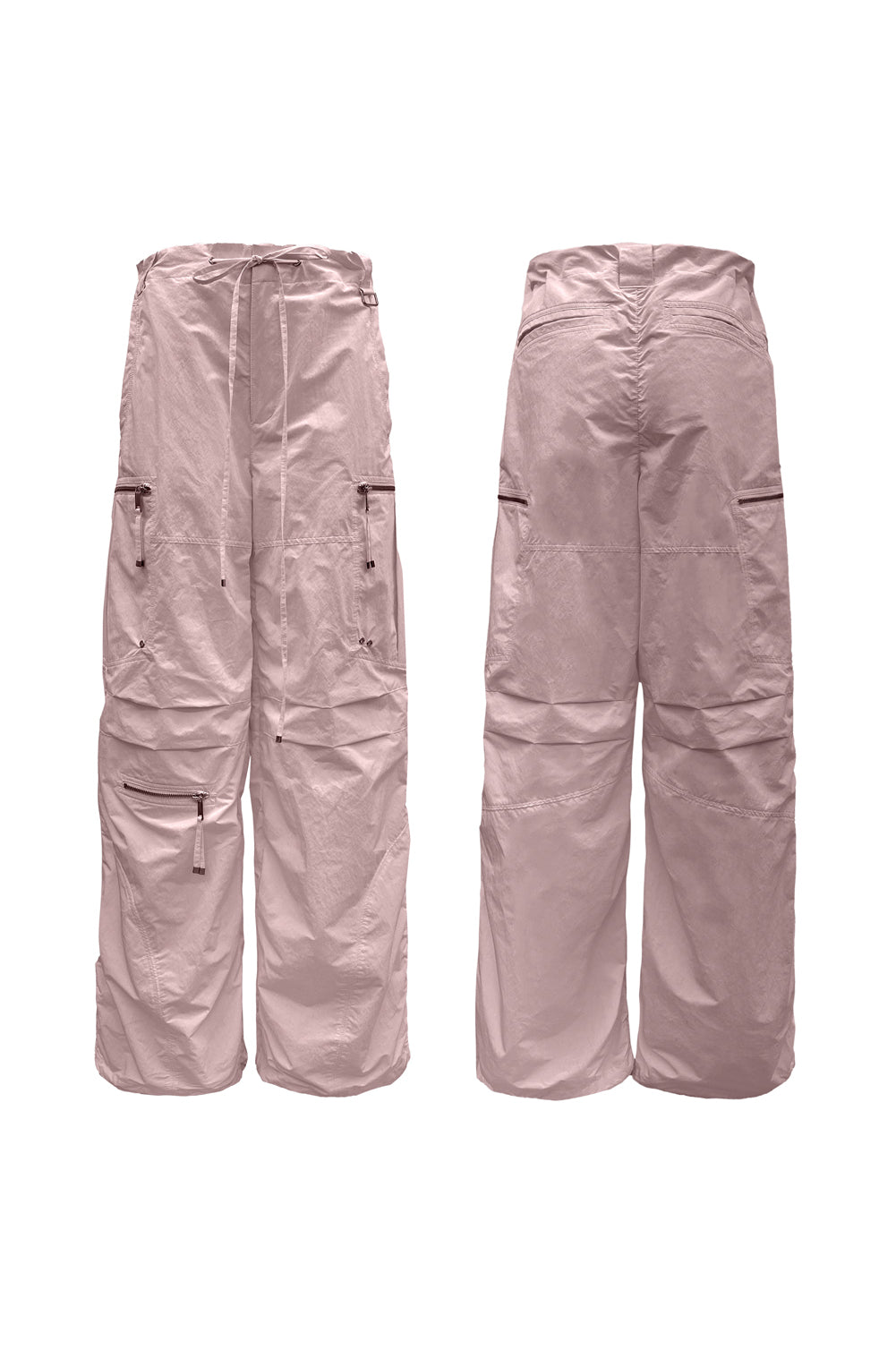 NACHE- PUCKERING JOGGER PANTS (UNISEX) WHITE