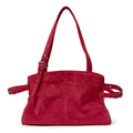 SAMO ONDOH - Zipper Shopper Bag M Suede Red