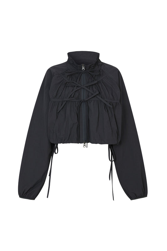 PAIN OR PLEASURE -  LUCY 2WAY WINDBREAKER black