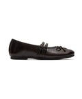 ROCKFISH WEATHERWEAR- SQUARE TOE TWO STRAP MARYJANES(ENAMEL) BROWN