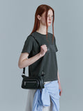 MARGESHERWOOD - OUTPOCKET HOBO MINI_black glossy plain