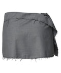 FLAREUP -  Asymmetrical Layered Mini Skirt  / Gray