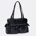 SAMO ONDOH - pocket utility bag L baked black