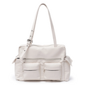 SAMO ONDOH - pocket utility bag L nappa ivory