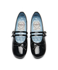 ROCKFISH WEATHERWEAR- SQUARE TOE TWO STRAP MARYJANES(ENAMEL) - BLACK 31/3 dispatch