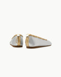 Paes - Leather String Flat / Punching Silver
