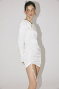 THREETIMES -  Celina dress Ivory