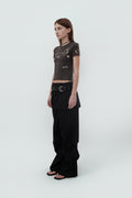 CERRIC -  2WAY SKIRT PANTS / BLACK