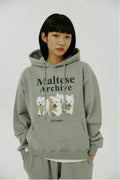 WAIKEI -  Maltese archive hood GREY