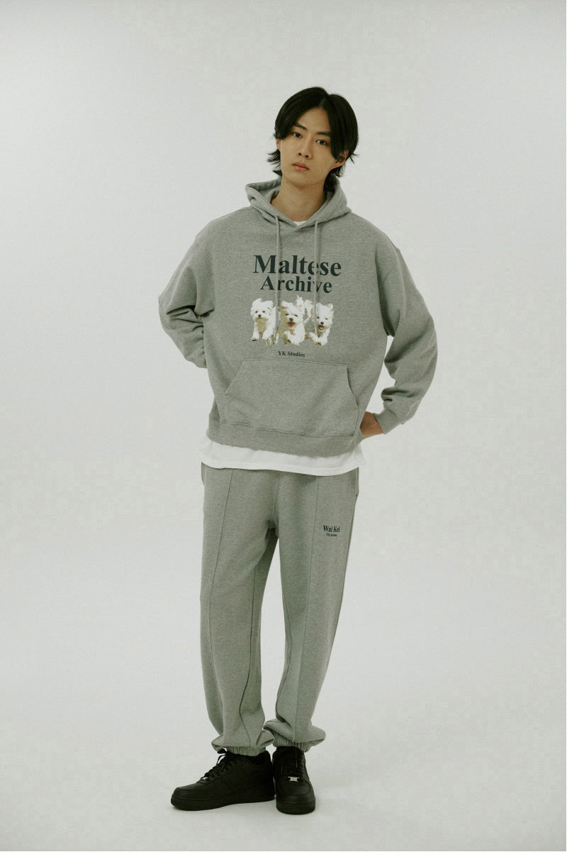 WAIKEI -  Maltese archive hood GREY