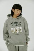 WAIKEI -  Maltese archive hood GREY