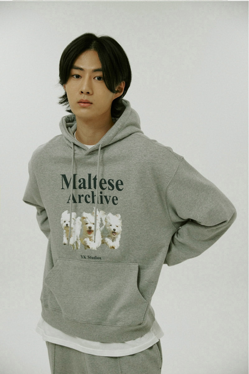 WAIKEI -  Maltese archive hood GREY