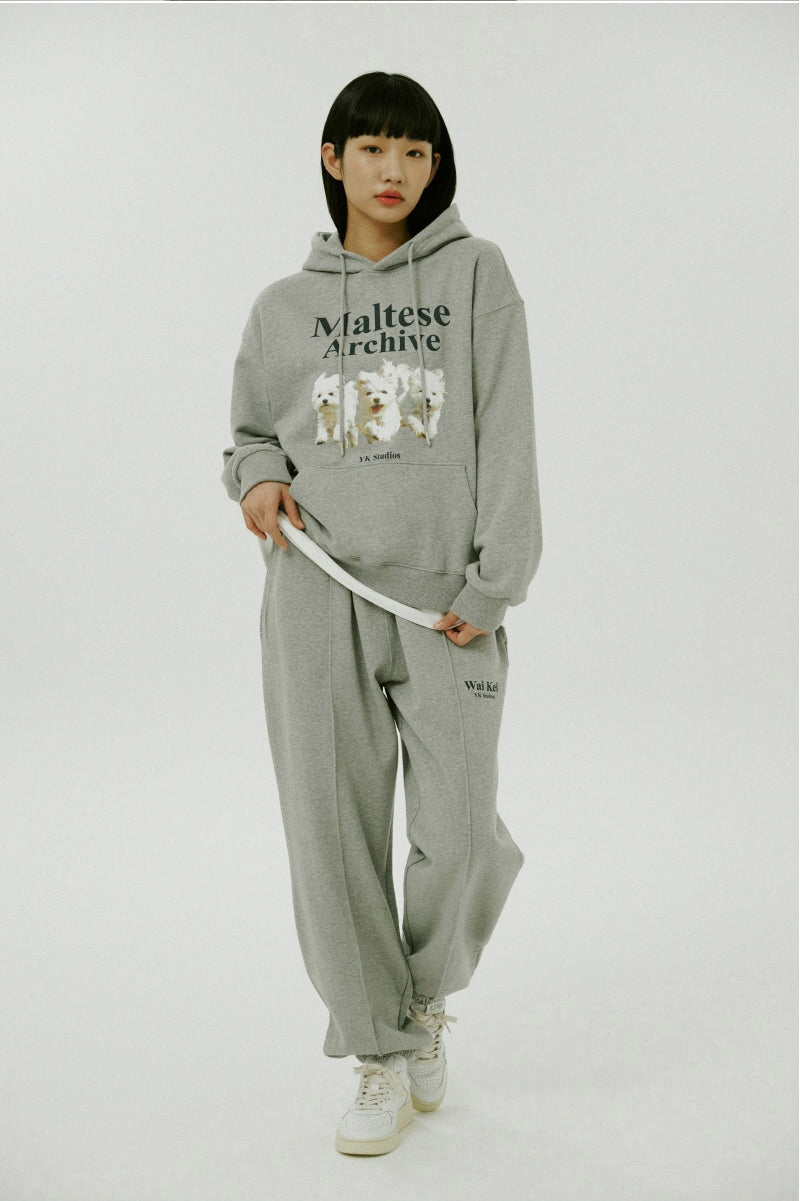 WAIKEI -  Maltese archive hood GREY