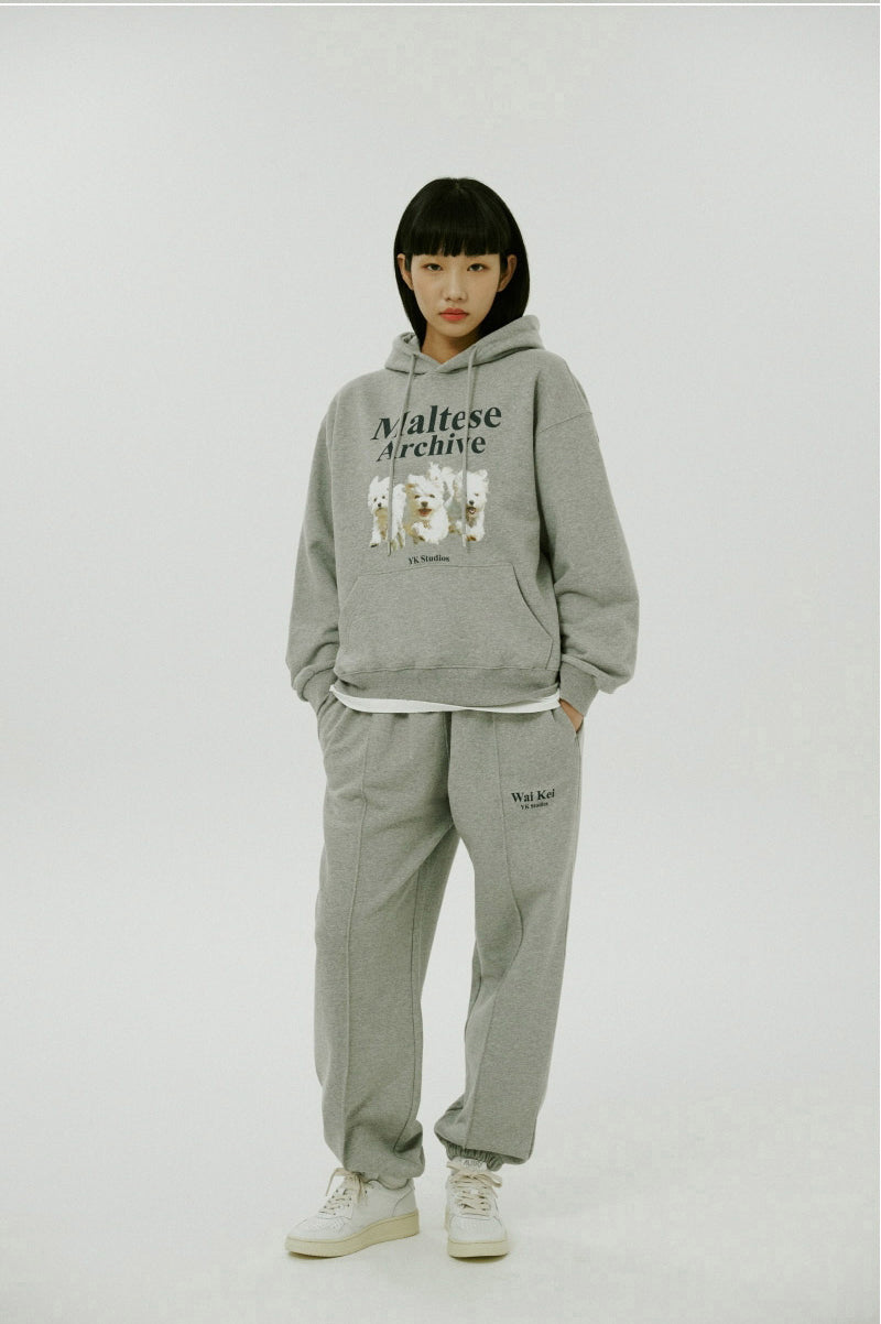 WAIKEI -  Maltese archive hood GREY