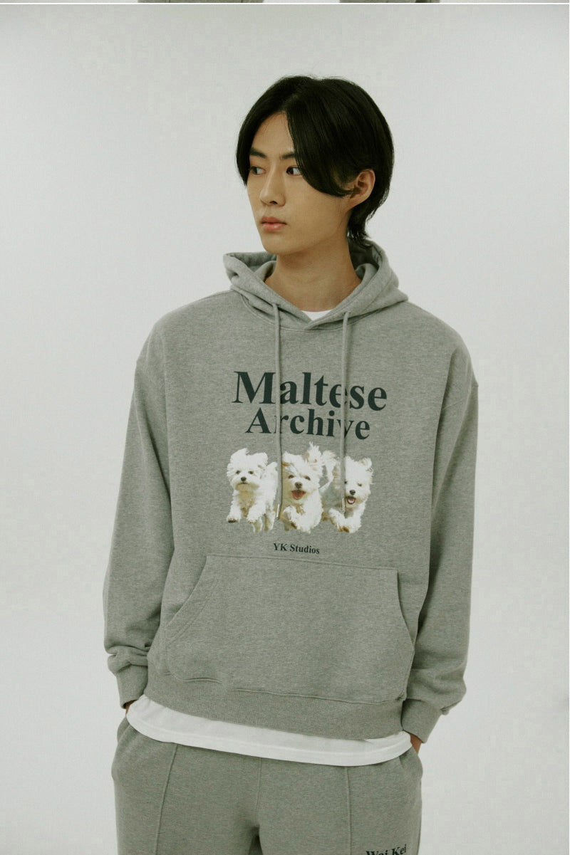 WAIKEI -  Maltese archive hood GREY