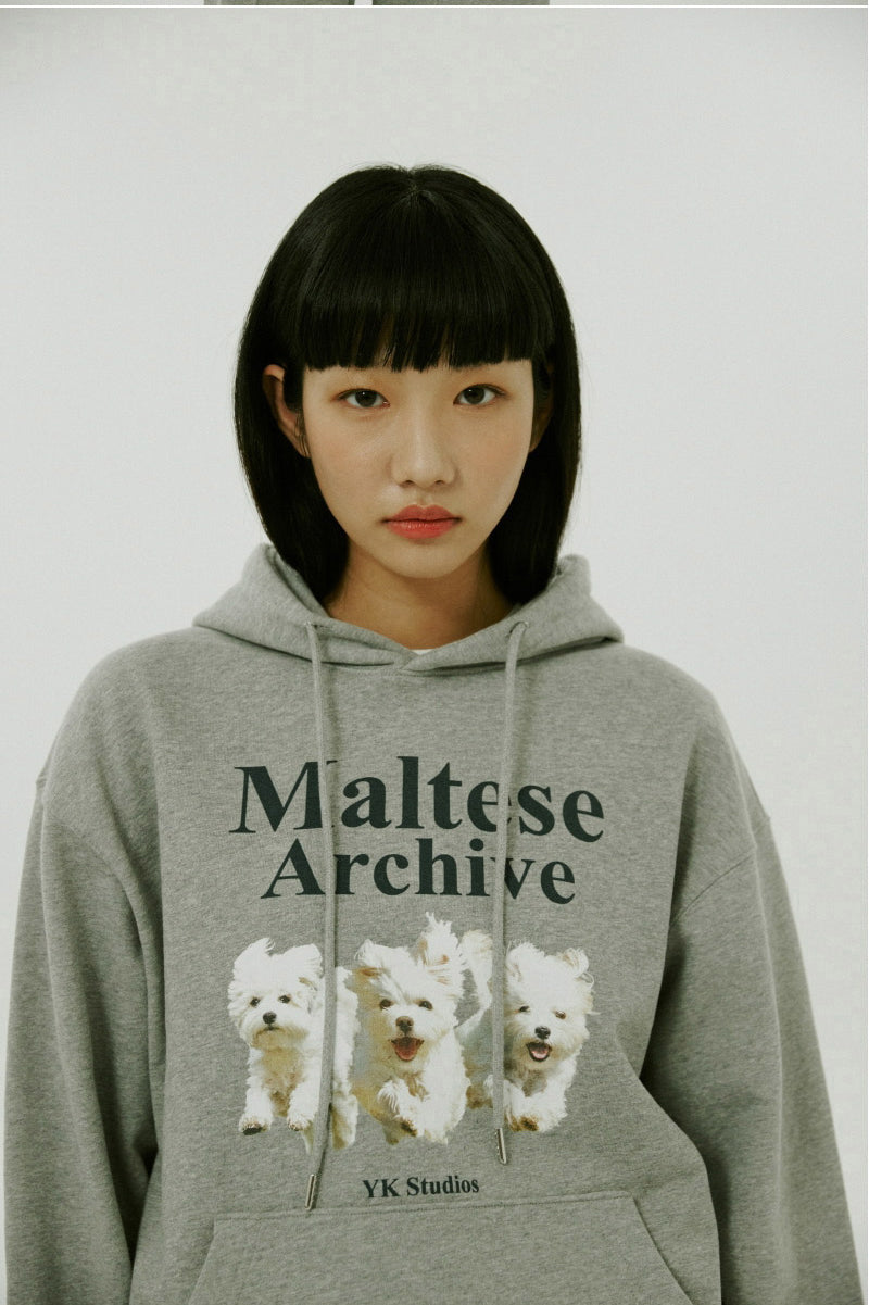 WAIKEI -  Maltese archive hood GREY