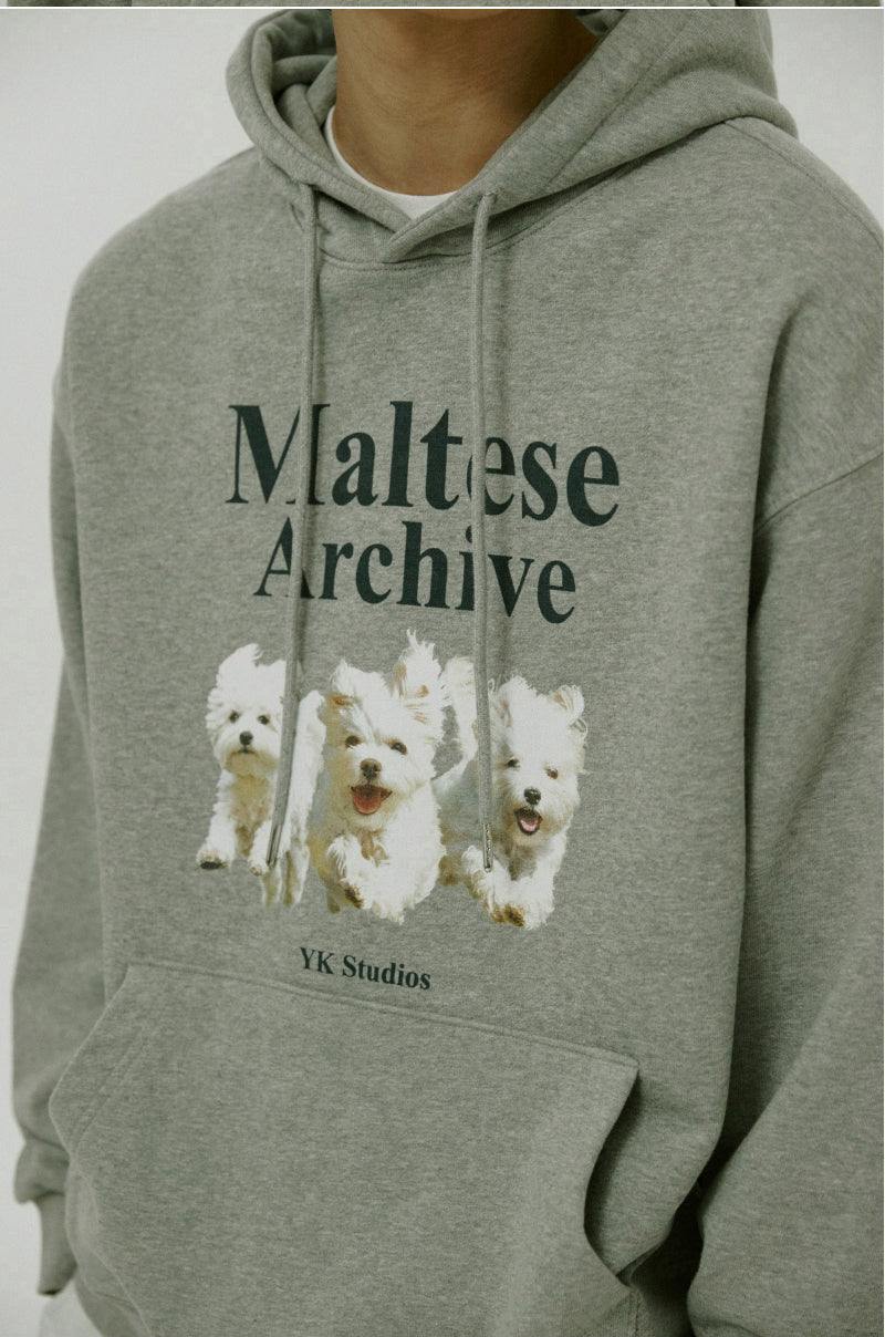 WAIKEI -  Maltese archive hood GREY