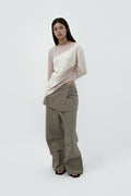 CERRIC -  2WAY SKIRT PANTS / KHAKI