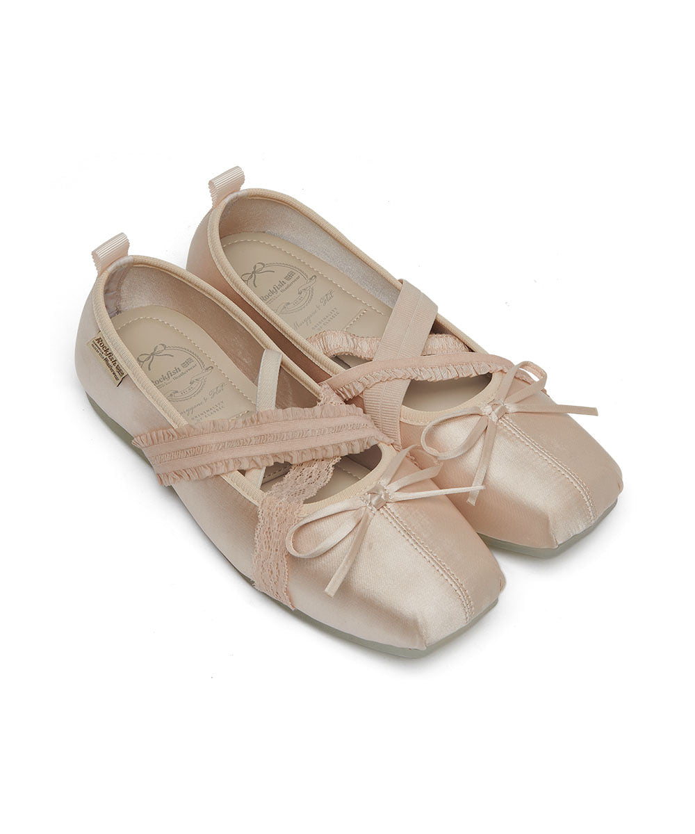 ROCKFISH WEATHERWEAR - BANDING BALLET FLATS / PINK