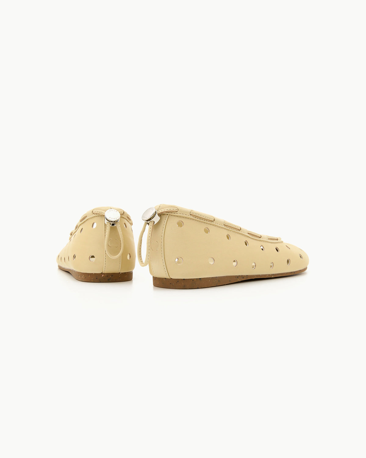 Paes - Leather String Flat / Cheese