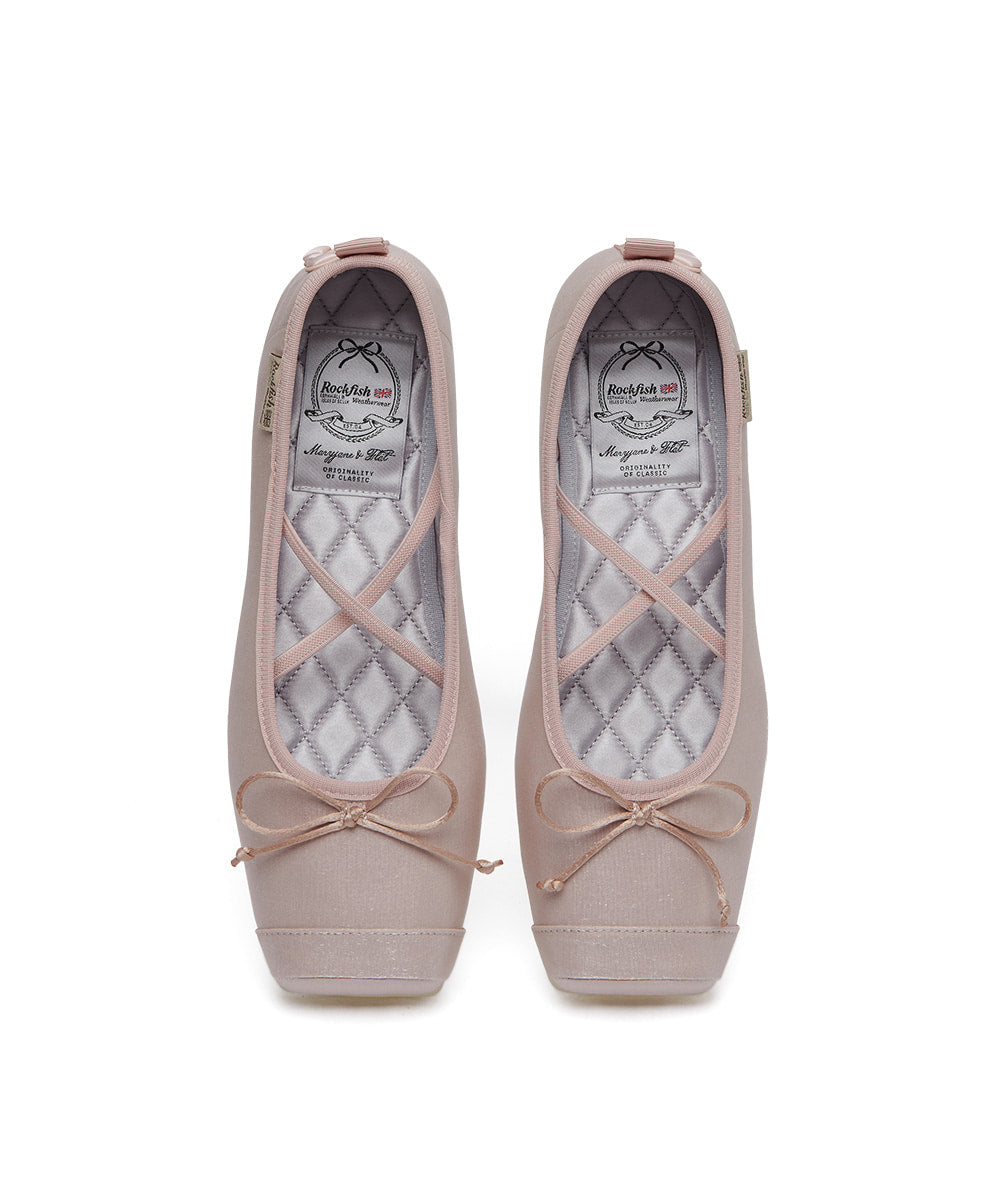 ROCKFISH WEATHERWEAR - TOE CAP BALLET FLATS / PINK