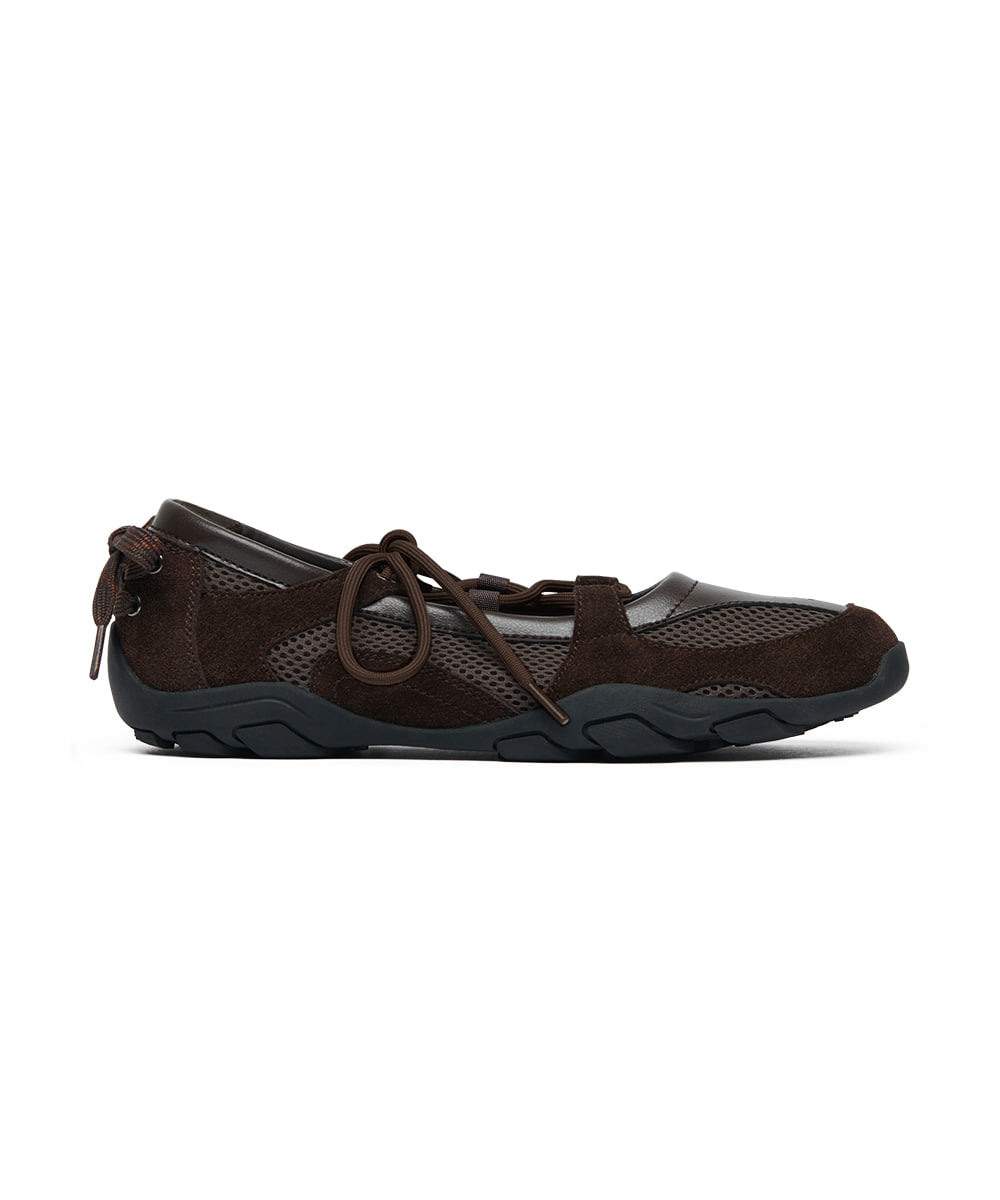 ROCKFISH WEATHERWEAR - NICOLE WEAVING LACEUP SNEAKERS V2 / CHOCO