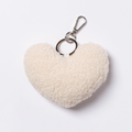 SAMO ONDOH - loveyom keychain eco shearling ivory