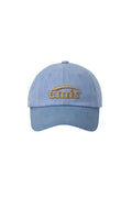 EMIS - WASHED DENIM BALL CAP-LIGHT BLUE DENIM/BLUE