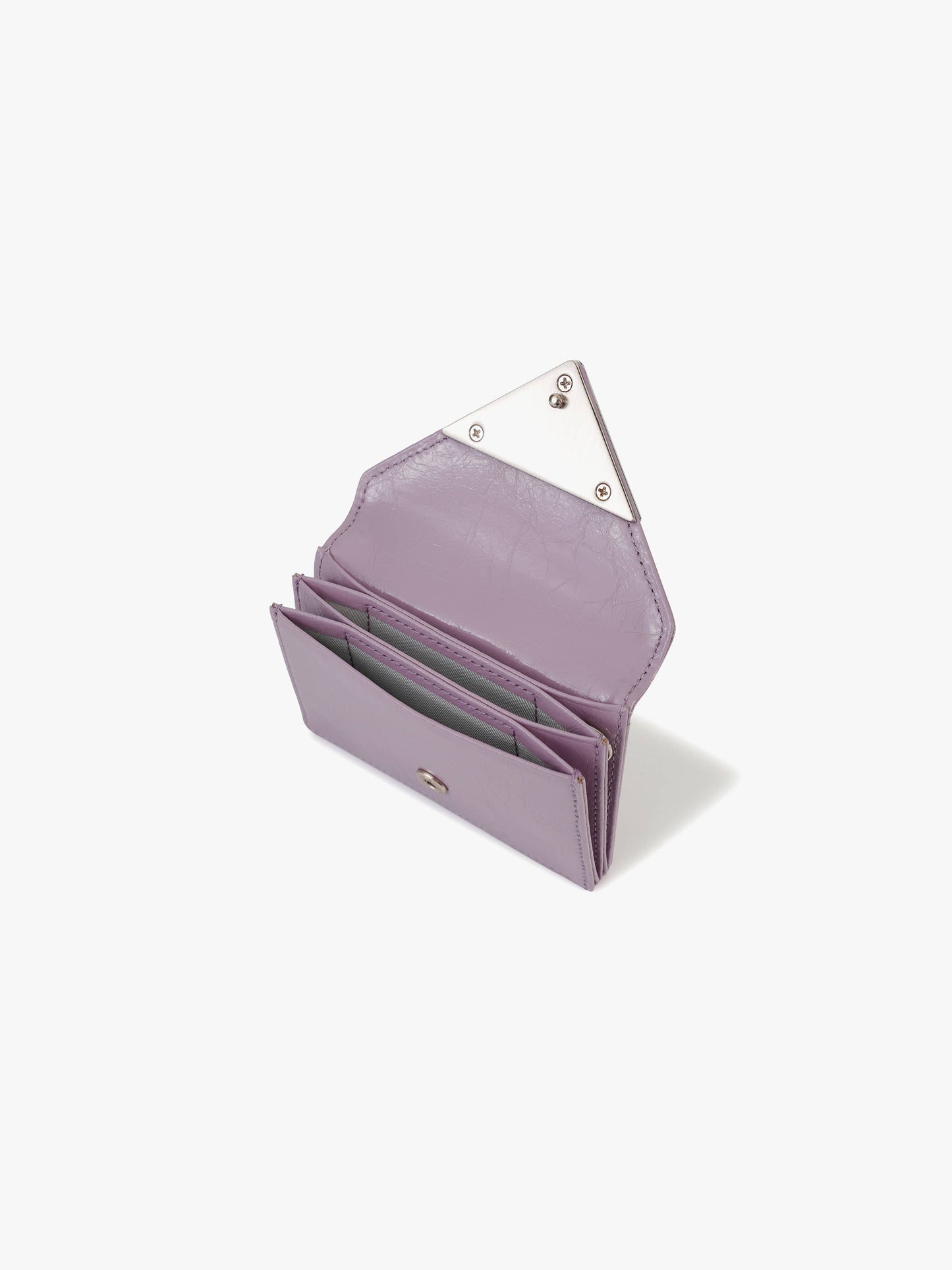 FENNEC - CRINKLE TRIANGLE ACCORDION POCKET D - MAUVE