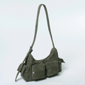 SAMO ONDOH - pocket mug bag M suede khaki