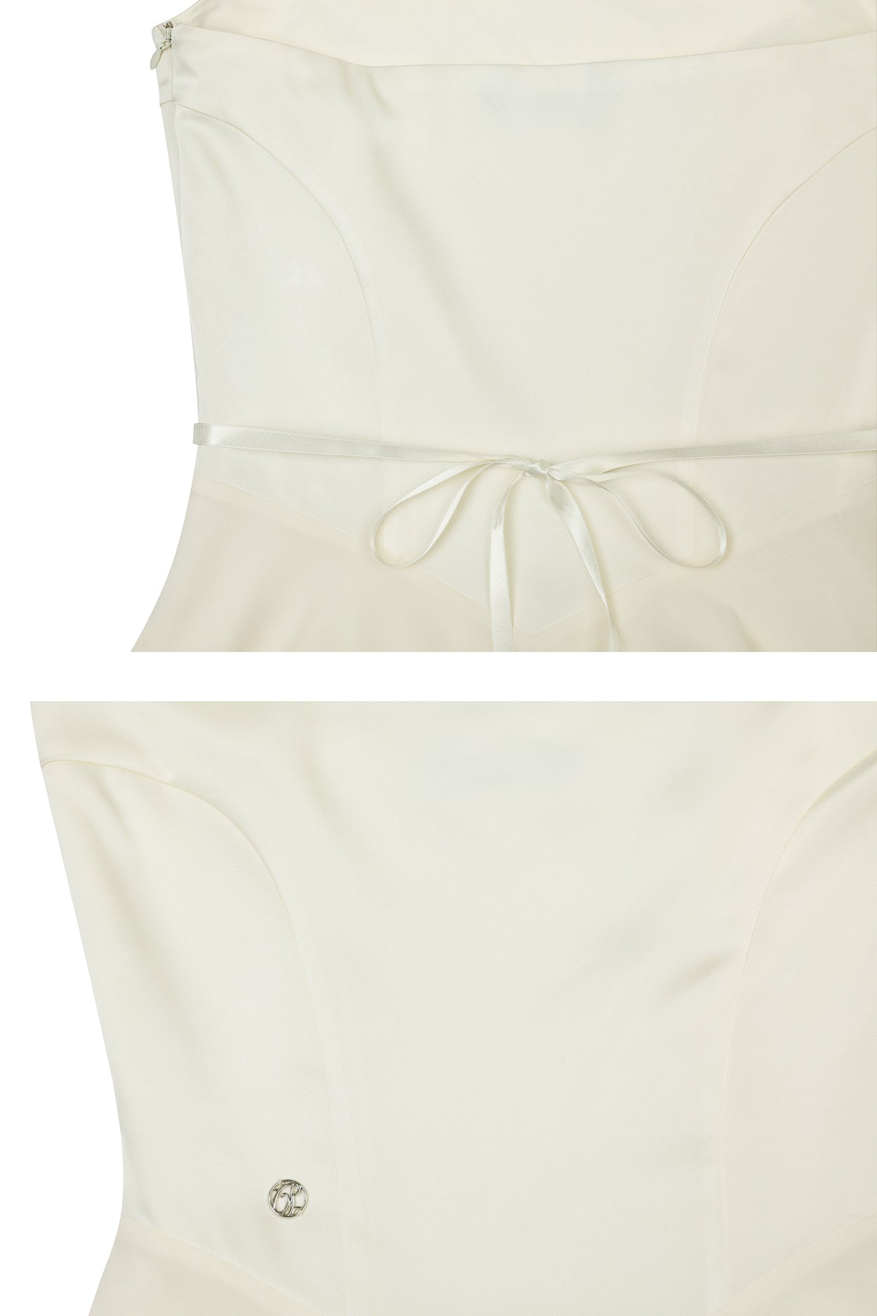 PAIN OR PLEASURE -  LYNN HALTER DRESS ivory