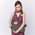 SAMO ONDOH - le belt bag L stripe gray