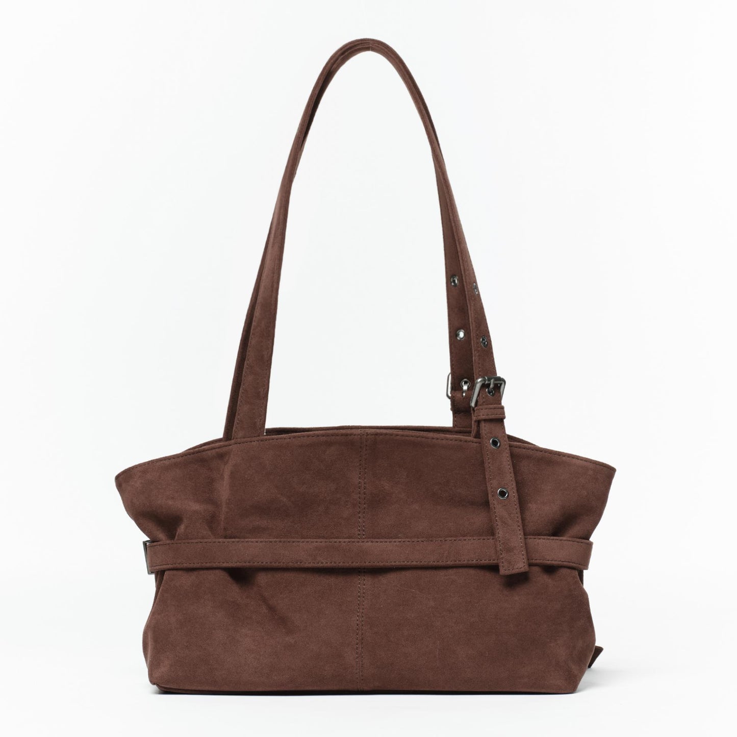 SAMO ONDOH - le belt bag M suede brown