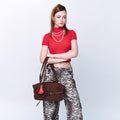 SAMO ONDOH - le belt bag M suede brown