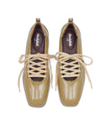 ROCKFISH WEATHERWEAR BLISS LACEUP SNEAKERS V2 - MUSTARD